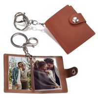 BRELOK SKÓRZANY FOTO  ZDJĘCIA PREZENT na WALENTYNKI pudełko GRATIS
