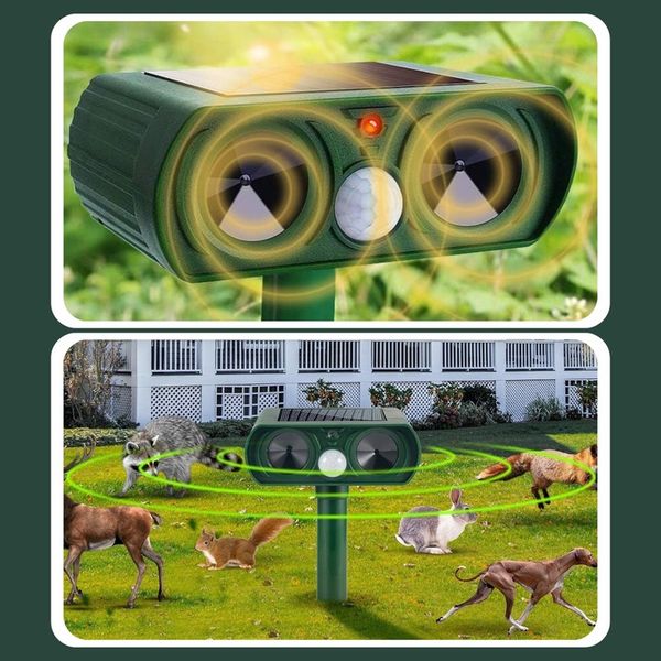 ODSTRASZACZ ZWIERZĄT KOTÓW PSÓW DZIKÓW SAREN PTAKÓW ITP + Lokalizator Ruchu zdjęcie 4