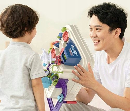 TOR PRZESZKÓD SAMOCHODOWY INTERAKTYWNY ZJEŻDŻALNIA Z PRZESZKODAMI + AUTKA na Arena.pl