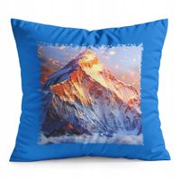 PODUSZKA NIEBIESKA PREZENT - MT EVEREST PIĘKNE WIDOKI KRAJOBRAZ