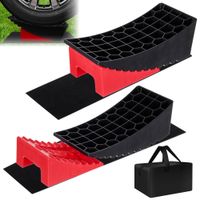 kliny poziomujące 2x komplet najazdy podkłady kampera przeczepy kamping 11t