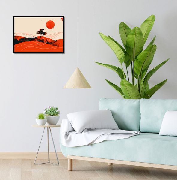 Plakat 55x40cm Czerwone Pustynne Pejzaże zdjęcie 4
