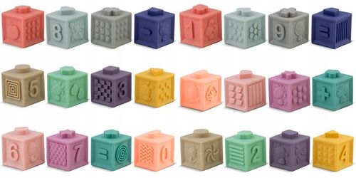 ZABAWKA DO KĄPIELI 24 ELEMENTY MONTESSORI KLOCKI SORTER DLA DZIECI RICOKIDS na Arena.pl
