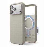 Etui Elago MagSafe Leather Case do iPhone 17 PRO Max Light Gray
