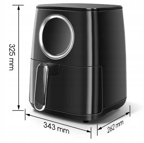 Frytkownica Beztłuszczowa Air Fryer 4.2L Moc 1400W Okno Podglądowe na Arena.pl