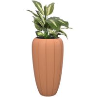 Doniczka donica wkład nowoczesna Terakota Mat  40 cm H 75 cm Okrągła