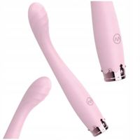 WIBRATOR PUNKTU G MASAŻER ORGAZMOWY 10 TRYBÓW SILIKON G-SPOT RÓŻOWY