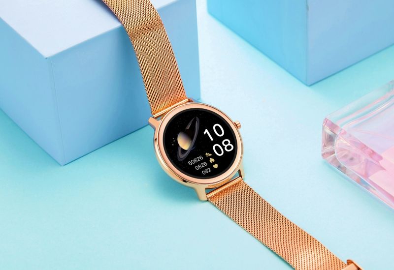 smartwatch damski rubicon rnbe66 black smarub124 zdjęcie 12