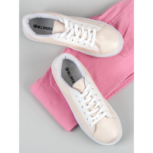 Białe Trampki Snake Print r.37 na Arena.pl