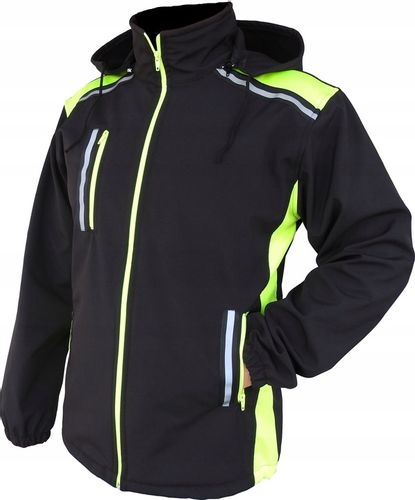 KURTKA ROBOCZA SOFTSHELL ODBLASKOWA WODOODPORNA na Arena.pl