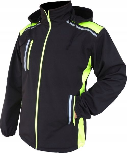 KURTKA ROBOCZA SOFTSHELL ODBLASKOWA WODOODPORNA zdjęcie 3