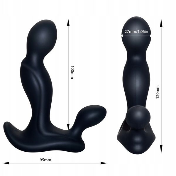 MASAŻER PROSTATY WIBRATOR KOREK ANALNY 3w1 USB zdjęcie 4