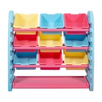 regał plastikowy na zabawki King błękitny