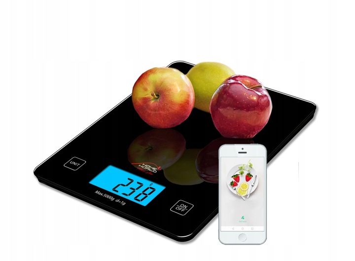 WAGA KUCHENNA ELEKTRONICZNA BLUETOOTH LCD 5kg zdjęcie 1