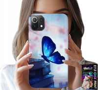 ETUI DO XIAOMI MI 11 LITE - NIEBIESKI MOTYLEK, MOTYL, DAMSKIE WZORY