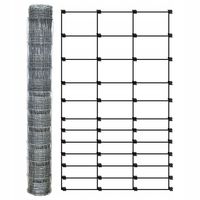 SIATKA LEŚNA 150/12/30 M rolka 50m OCYNKOWANA pola sady lasy budowa STRONG