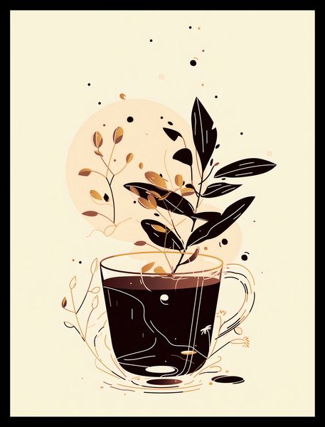 Plakat 30x40cm Jesienna Donica zdjęcie 2