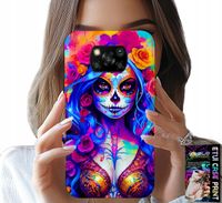 ETUI DO XIAOMI POCO X3 - MEKSYKAŃSKA, KOLOROWA KRÓLOWA ŚMIERCI