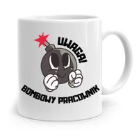 Dla Pracownika Robotnika Kubek Bombowy Pracownik Z Nadrukiem Ze Zdjęciem