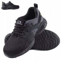 Buty robocze bez PODNOSKA obuwie MĘSKIE LEKKIE PRZEWIEWNE BHP OCHRONNE r.44