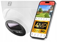 Zestaw do MONITORINGU gabinetu IP POE 2 KAMERY 4MPx 1TB APLIKACJA DETEKCJA