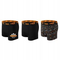 2X NEO BOKSERKI SZORTY BASIC 3-PACK 81-679 BAWEŁNA 3 WZORY NARZĘDZIA ROZM.