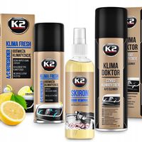 K2 Zestaw Do Odgrzybiania Czyszczenia Odświeżenia Klimatyzacji Zapach FRESH