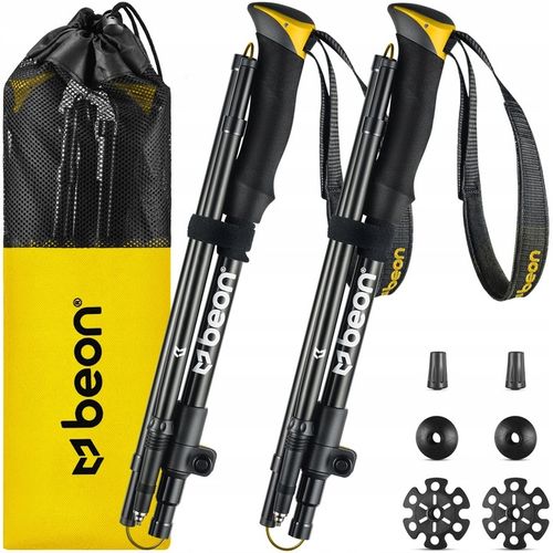 KIJE TREKKINGOWE SKŁADANE KIJKI W GÓRY DO CHODZENIA PO GÓRACH REGULOWANE na Arena.pl