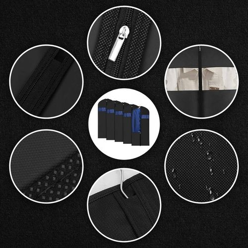 5X POKROWIEC NA ODZIEŻ UBRANIA KURTKĘ GARNITUR KOSZULĘ DUŻY 100 CM na Arena.pl