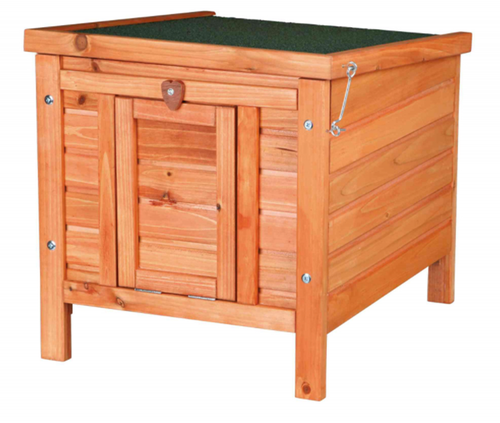 TRIXIE duży drewniany domek królika kawii fretki wodoodporny do domu ogrodu na Arena.pl