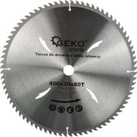 Tarcza do drewna 400x30x80T widiowa GEKO G78158