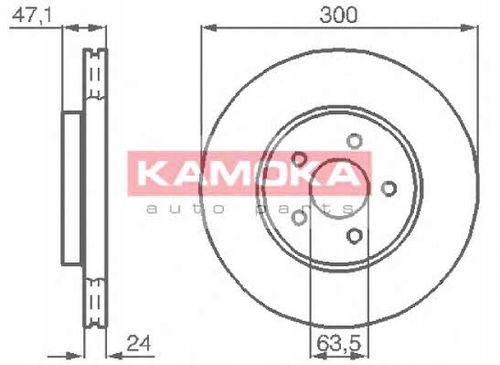 TARCZA HAM PRZOD 300X24 V na Arena.pl