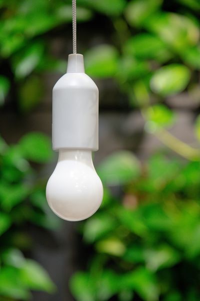 Lampa wisząca żarówka szara zdjęcie 2