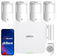Zestaw Alarmowy Dahua 4G SMS WiFi AirShield 4x Czujka PIR Centrala Pilot