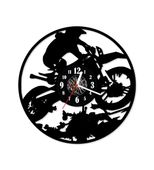 Zegar ścienny z płyty winylowej 279.13 Motocykl Cross