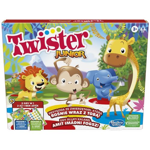 HASBRO Gra zręcznościowa Twister Junior 2W1 F7478 na Arena.pl