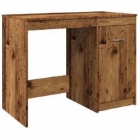 Biurko, stare drewno, 100x50x76 cm, materiał drewnopochodny