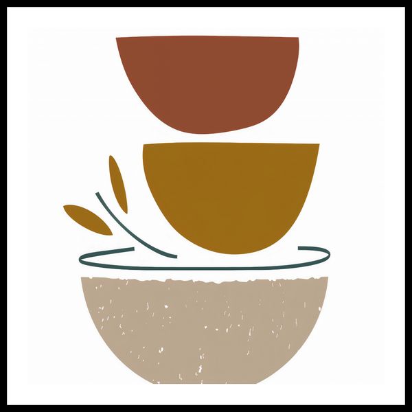 Plakat 50x50cm Spójna Forma zdjęcie 3