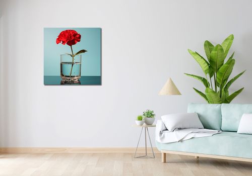 Obraz 70x70cm Kwiat w Szkle na Arena.pl