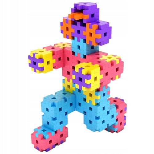 KLOCKI KONSTRUKCYJNE Wafle MELI Basic 150 ELEMENTÓW KREATYWNA ZABAWA DZIECI na Arena.pl