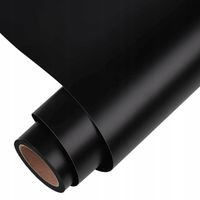 SAMOPRZYLEPNA MEBLOWA OKLEINA NA MEBLE CZARNA MATOWA 60cm x 10m