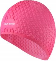 CZEPEK PŁYWACKI SILIKONOWY NA DŁUGIE WŁOSY BASEN DO PŁYWANIA Aqua-Sport