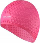CZEPEK PŁYWACKI SILIKONOWY NA DŁUGIE WŁOSY BASEN DO PŁYWANIA Aqua-Sport