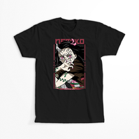 Koszulka Czarna Demon Slayer / Kimetsu no Yaiba / Miecz zabójcy demonów - WYBIERZ KOLOR KOSZULKI I FASON Damska M