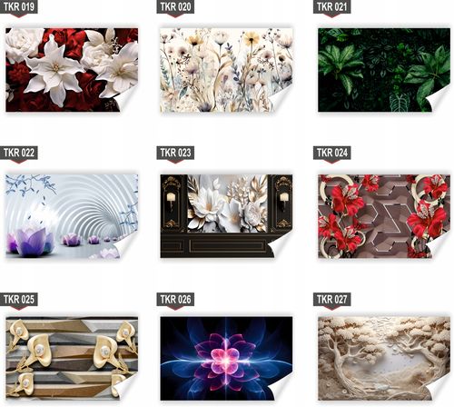 Fototapeta PREMIUM STRUKTURA ZMYWALANA NA WYMIAR Tapeta 3D białe drzewa na Arena.pl