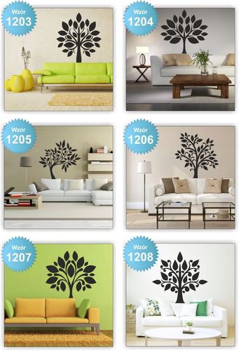 NAKLEJKI na ścianę ścienne DRZEWO drzewa 160cm na Arena.pl
