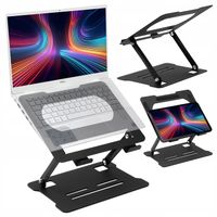 PODSTAWKA POD LAPTOP TABLET DO 17 CALI STOJAK NA BIURKO METALOWA REGULOWANA