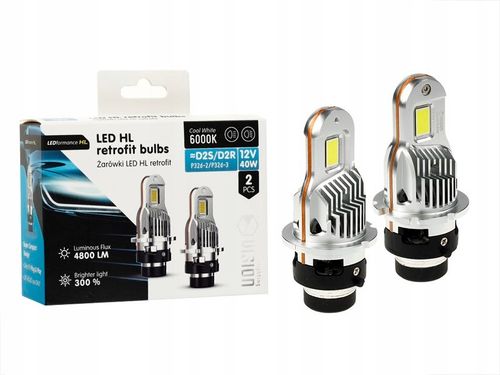 Żarówki VISION LED retrofit D2S / D2R HL 12V 40W 4800 lm 6000K CANBUS 2 szt na Arena.pl