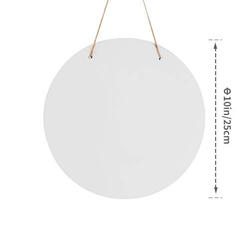 Zawieszka na drzwi z MDF-u do sublimacji - koło Ø 25 cm na Arena.pl