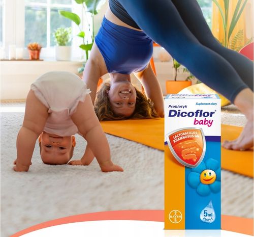 Dicoflor Baby probiotyk krople dla dzieci 5 x 5 ml na Arena.pl